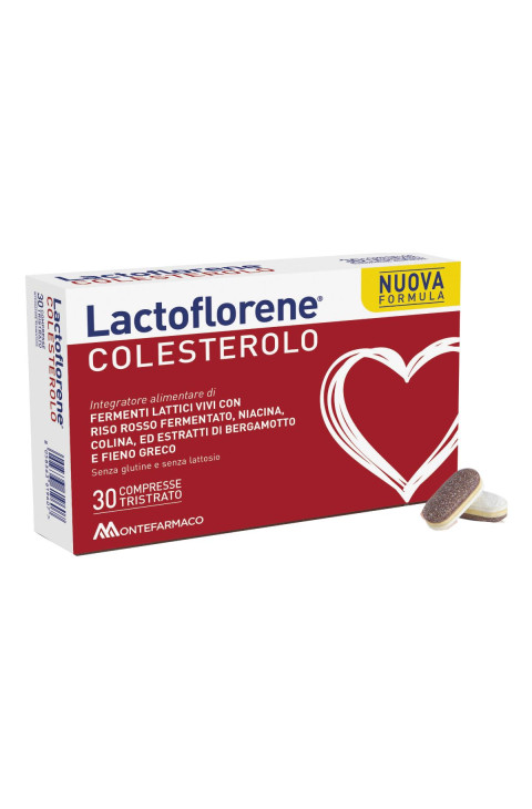 Lactoflorene Colesterolo Integratore Alimentare, 30 Compresse Tristrato
