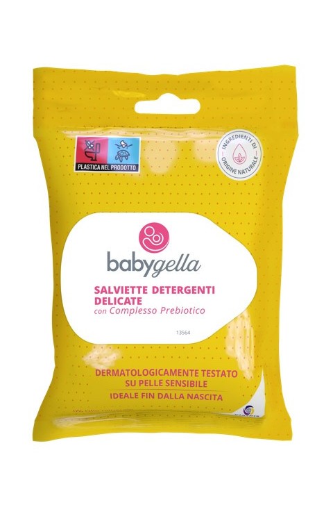 Babygella Prebiotic - Salviettine Detergenti Delicate, 15 pezzi