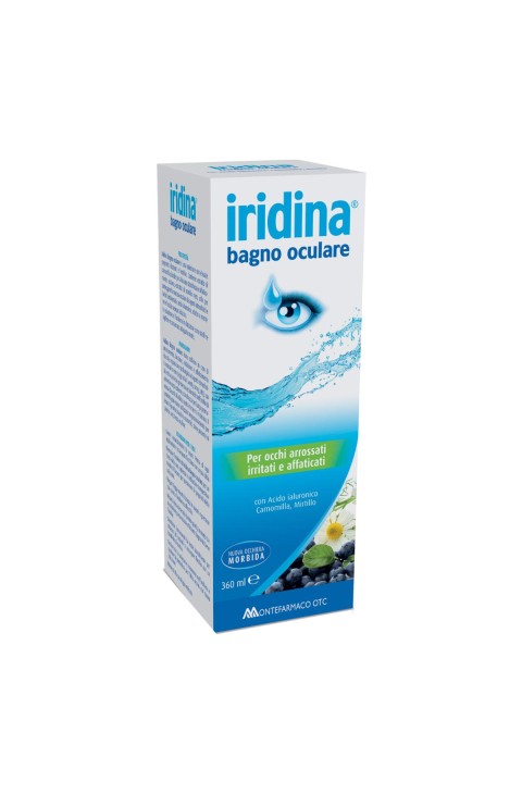 Iridina Bagno Oculare per Occhi Arrossati e Irritati, 360ml
