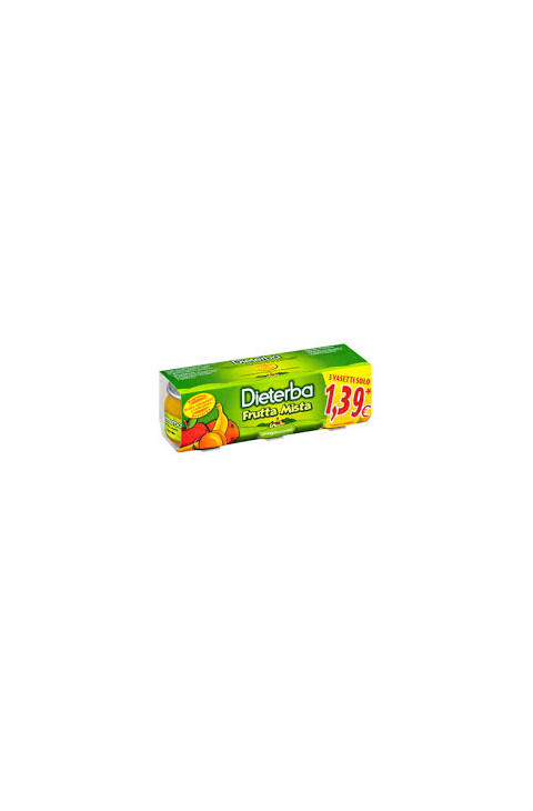 DIETERBA OMOG FRUTTA MIS 3X80G