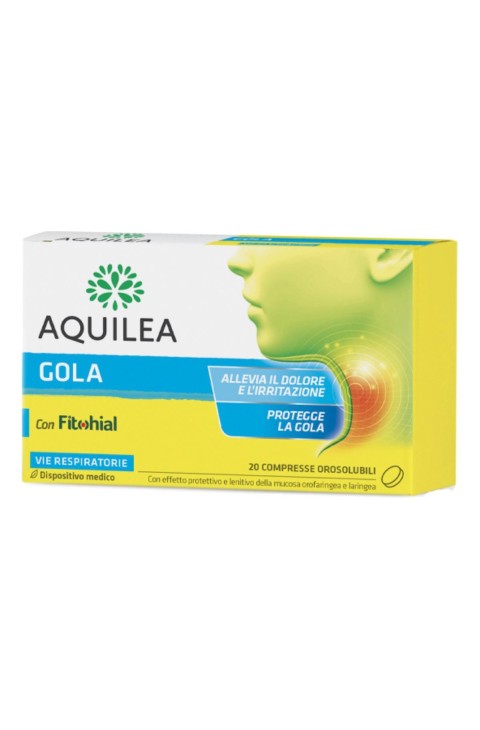 Aquilea Gola Protezione Vie Respiratorie, 20 Compresse Orosolubili
