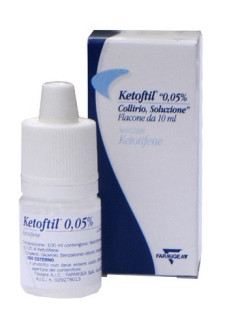 Ketoftil Collirio 0,05% Ketotifene Flacone 10 ml