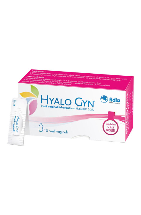 Fidia Hyalo Gyn Ovuli Vaginali 10 Ovuli Da 2,2 g
Fidia Hyalo Gyn Ovuli Vaginali 10 Ovuli Da 2,2 g
