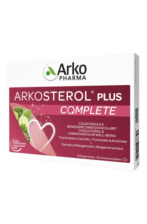 Arkosterol Plus Complete Integratore per Colesterolo 30 Compresse