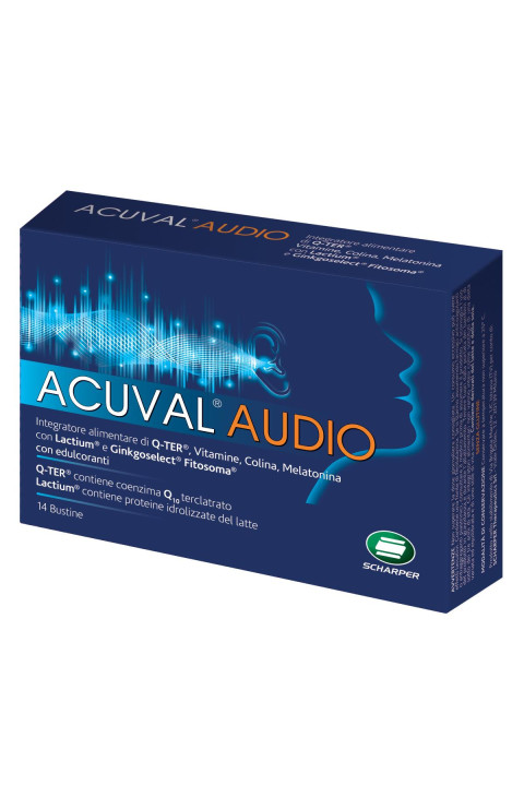 Scharper Therapeutics Acuval Audio Integratore Alimentare 14 Bustine