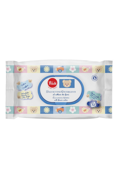 Trudi Baby Care Salviette Detergenti Apri-Chiudi 72 Pezzi