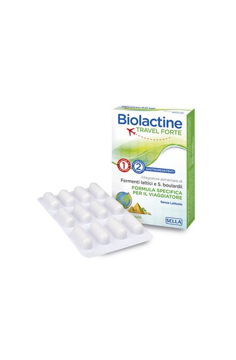 Sella Biolactine Travel Forte 3 Milieradi Integratore Alimentare 24 Capsule

