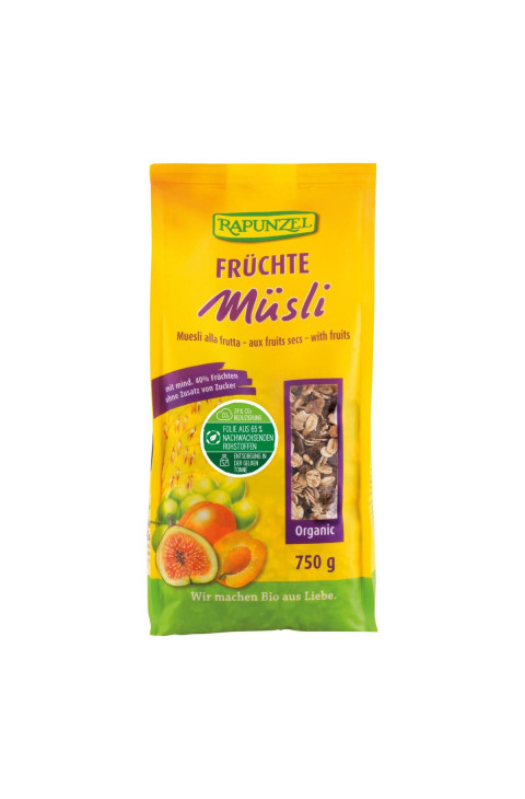 RAPUNZEL MUESLI FRUTTA 750G