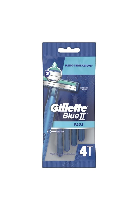 Gillette - Blue II Usa&Getta Plus 4 Pezzi