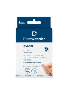 Dermovitamina Ragadi Cerotti Idrocolloidali contro Ragadi e Fissurazioni, 8 Pezzi
