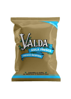 Valda Gola Fresca Caramelle Balsamiche Mentolo ed Eucaliptolo, 60g