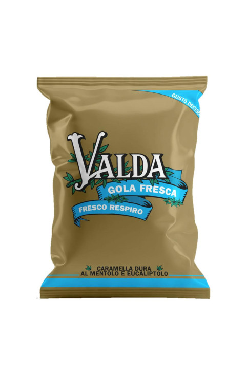 Valda Gola Fresca Caramelle Balsamiche Mentolo ed Eucaliptolo, 60g