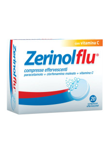 Zentiva Zerinolflu con Vitamina C Influenza e Raffreddore, 20 Compresse Effervescenti