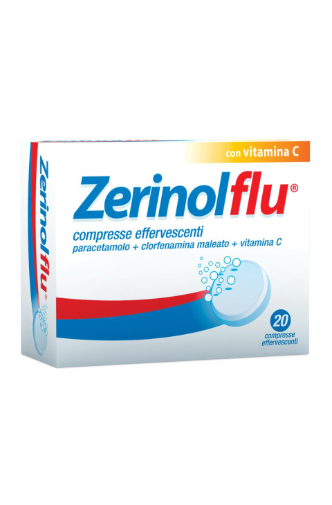 Zentiva Zerinolflu con Vitamina C Influenza e Raffreddore, 20 Compresse Effervescenti