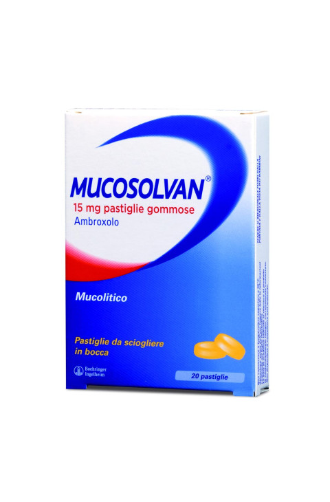 MUCOSOLVAN*20PASTL 15MG