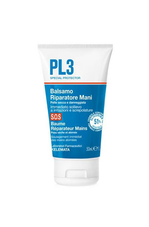 PL3 SOS Balsamo Riparatore Mani, 50ml PL3 SOS Balsamo Riparatore Mani, 50ml