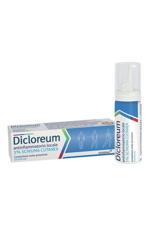 Dicloreum Antinfiammatorio Locale Diclofenac 3% Schiuma Cutanea, 50g