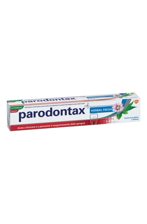 Parodontax Herbal Classico Dentifricio con Fluoro e Bicarbonato di Sodio, 75ml