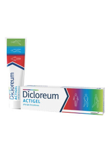 Dicloreum Actigel 1% Gel Diclofenac per Dolori Articolari e Muscolari, 50g