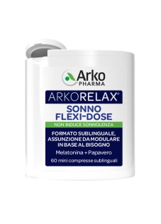 ArkoPharma ArkoRelax - Sonno Flexi Dose Integratore, 60 Mini Compresse
