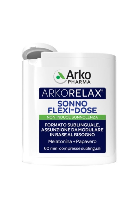 ArkoPharma ArkoRelax - Sonno Flexi Dose Integratore, 60 Mini Compresse
