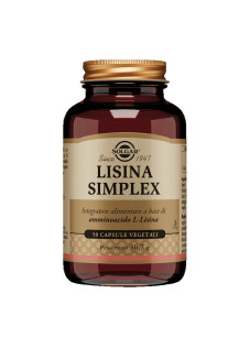 Lisina Simplex Integratore Alimentare, 50 Capsule Vegetali