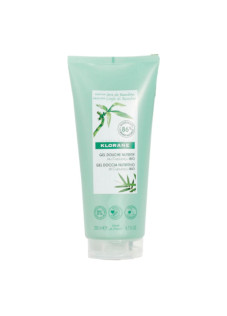 Klorane Linfa di Bamboo - Gel Doccia Nutritivo con Burro di Cupuacu, 200ml
