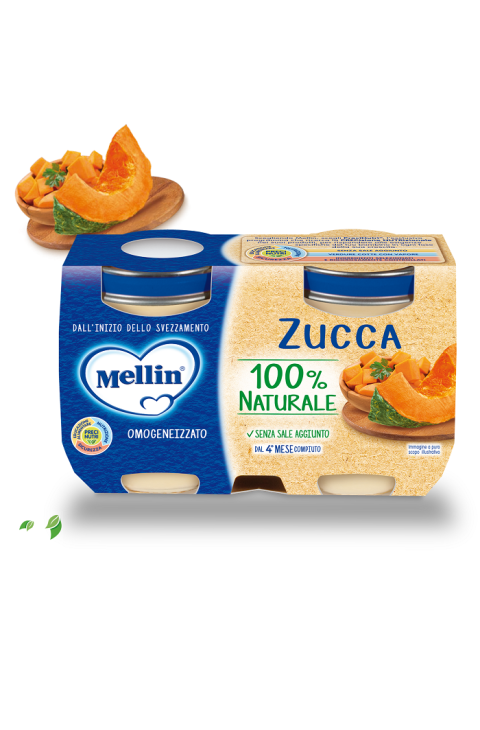 Mellin Omogeneizzato Zucca 2x125g Mellin Omogeneizzato Zucca 2x125g
