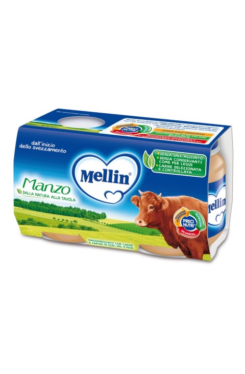 MELLIN OMOG MANZO 2X120G MELLIN OMOG MANZO 2X120G