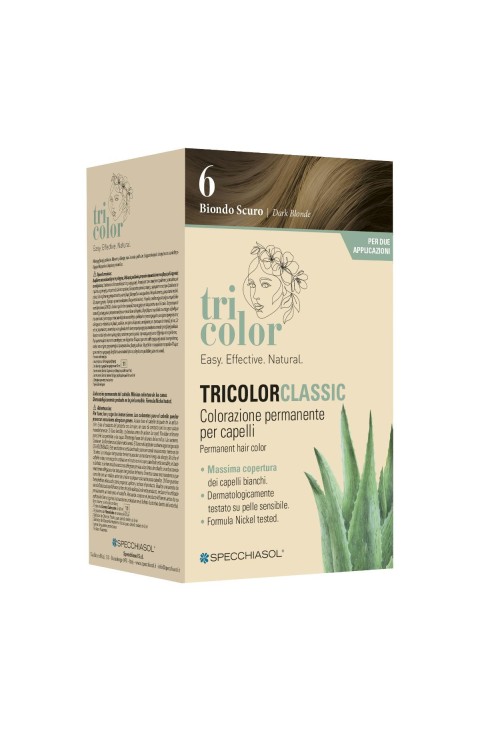 Specchiasol Tricolor - Classic Colorazione Permanente Capelli 6 Biondo Scuro
