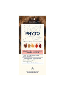 Phyto PhytoColor - Colorazione Permanente Colore 5.3 Castano Chiaro Dorato,1 Kit
