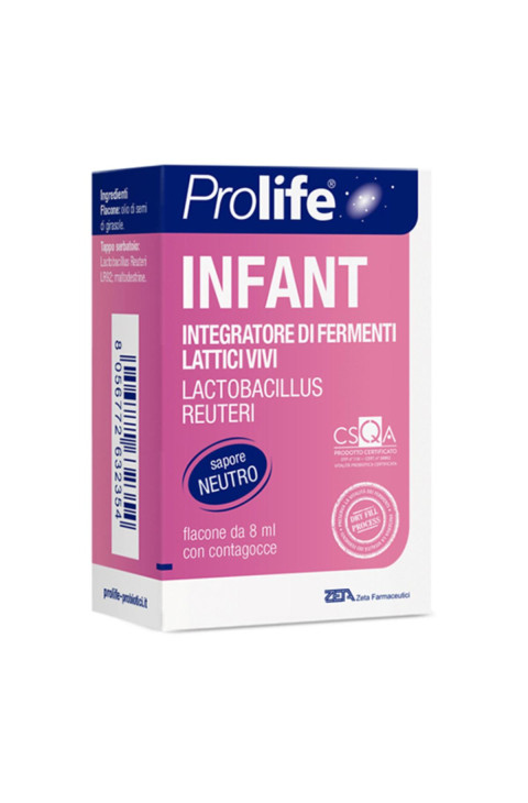 Prolife Infant Integratore di Fermenti Lattici per Lattanti 0-24 Mesi, 8ml