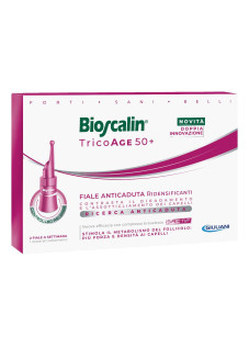 Bioscalin Tricoage 50+ - Fiale Anticaduta Ridensificanti, 8 fiale