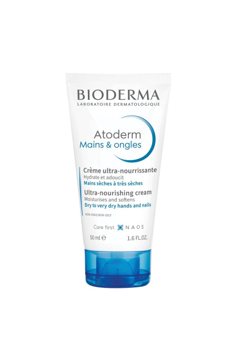 Bioderma Atoderm - Crema Mani e Unghie Ultra-riparatrice, 50ml