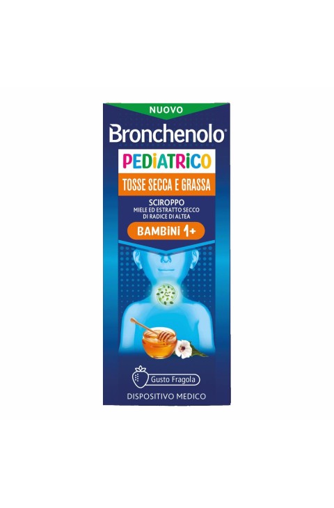 Bronchenolo Sciroppo Pediatrico Tosse Secca e Grassa da 1 Anno, 120ml
