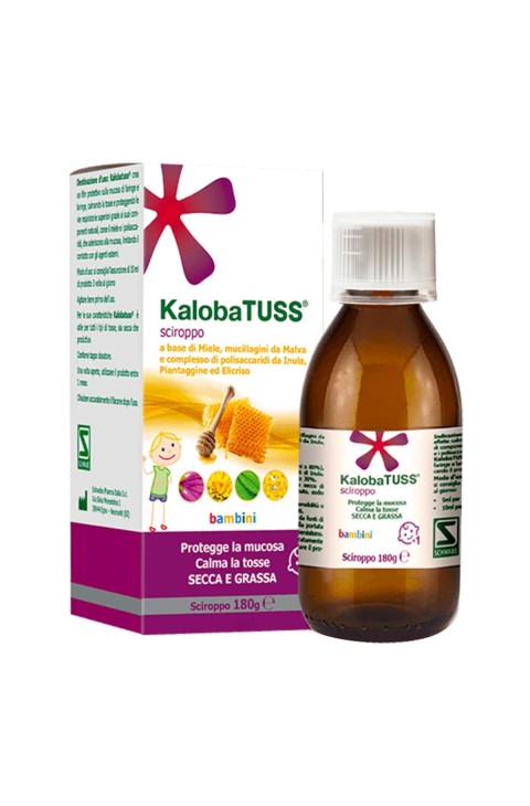 KalobaTUSS - Bambini Sciroppo Tosse Secca e Grassa, 180g