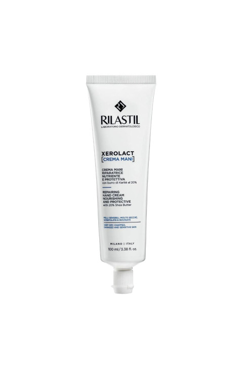 Rilastil Xerolact - Crema Mani Nutriente e Protettiva Restitutiva, 100ml