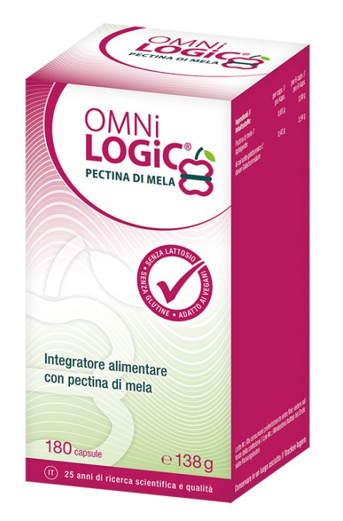 OMNi LOGiC Pectina di Mela per Digestione 180 Capsule

