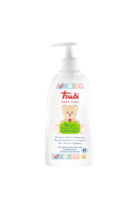 Trudi Baby Care Bagno Corpo E Capelli Al Miele Di Agrumi 500 ml