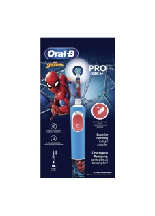 Oral-B PRO Kids 3+ Spazzolino Elettrico Ricaricabile Marvel Spider-Man 2 Testine