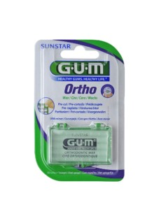 Gum Ortho Cera Per Apparecchi Ortodontici in Dosi Singole Pre Tagliate, 5 Pezzi