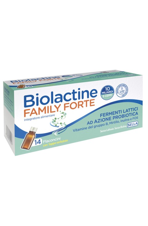 Sella Biolactine - Family Forte Integratore di Fermenti Lattici, 14 flaconcini
