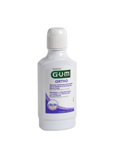 GUM Ortho Collutorio per Portatori di Apparecchio Ortodontico 0% Alcol, 300ml