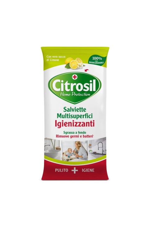 Citrosil Salviette igienizzanti al limone per superifici 40 panni
