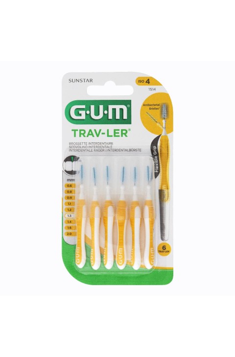 GUM Trav Ler 1514 Scovolino Interdentale 1.3 mm 6 Pezzi