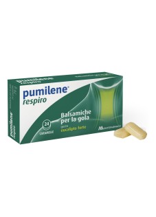 Respiro - Balsamiche per la Gola gusto Eucalipto Forte, 24caramelle