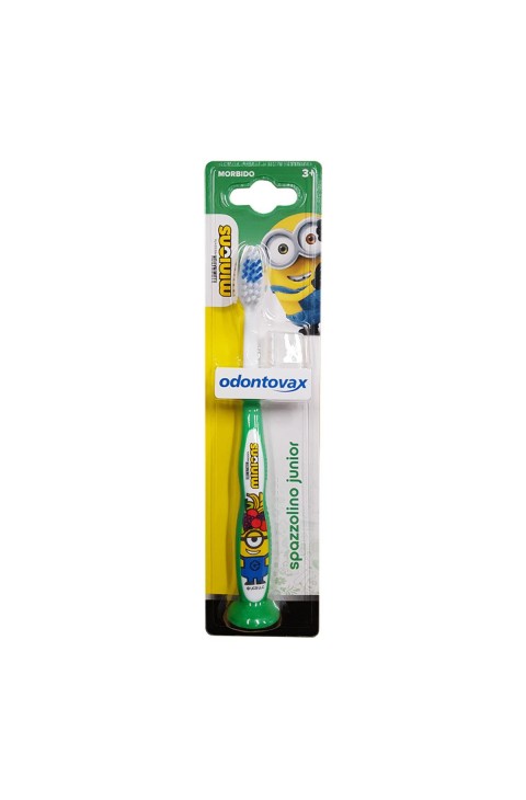 Odontovax Spazzolino Junior 3+ Minions colore Verde, 1 pezzo
