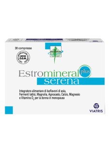 Estromineral Serena Plus Integratore Menopausa e Ossa, 30 Compresse