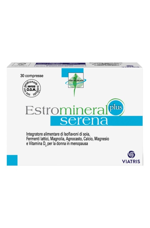 Estromineral Serena Plus Integratore Menopausa e Ossa, 30 Compresse