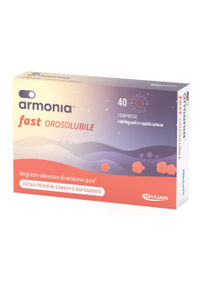Armonia - Fast Orosolubile Integratore di Melatonina 1mg, 40 Compresse